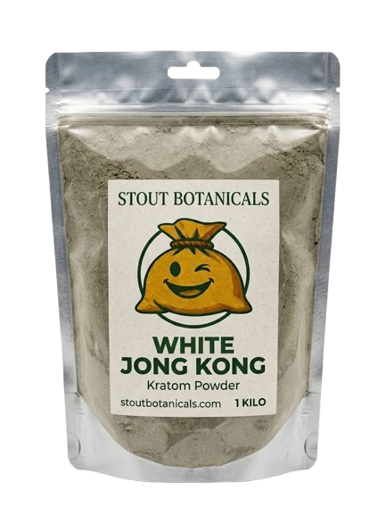 White Jong Kong Kratom Powder — Stout Botanicals